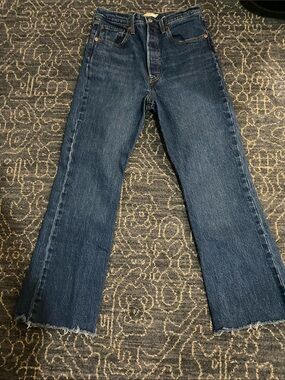 Levi's blue rib cage boot Jeans